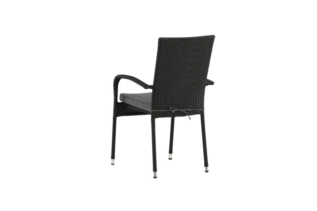 Anna matstol 2-pack svart
