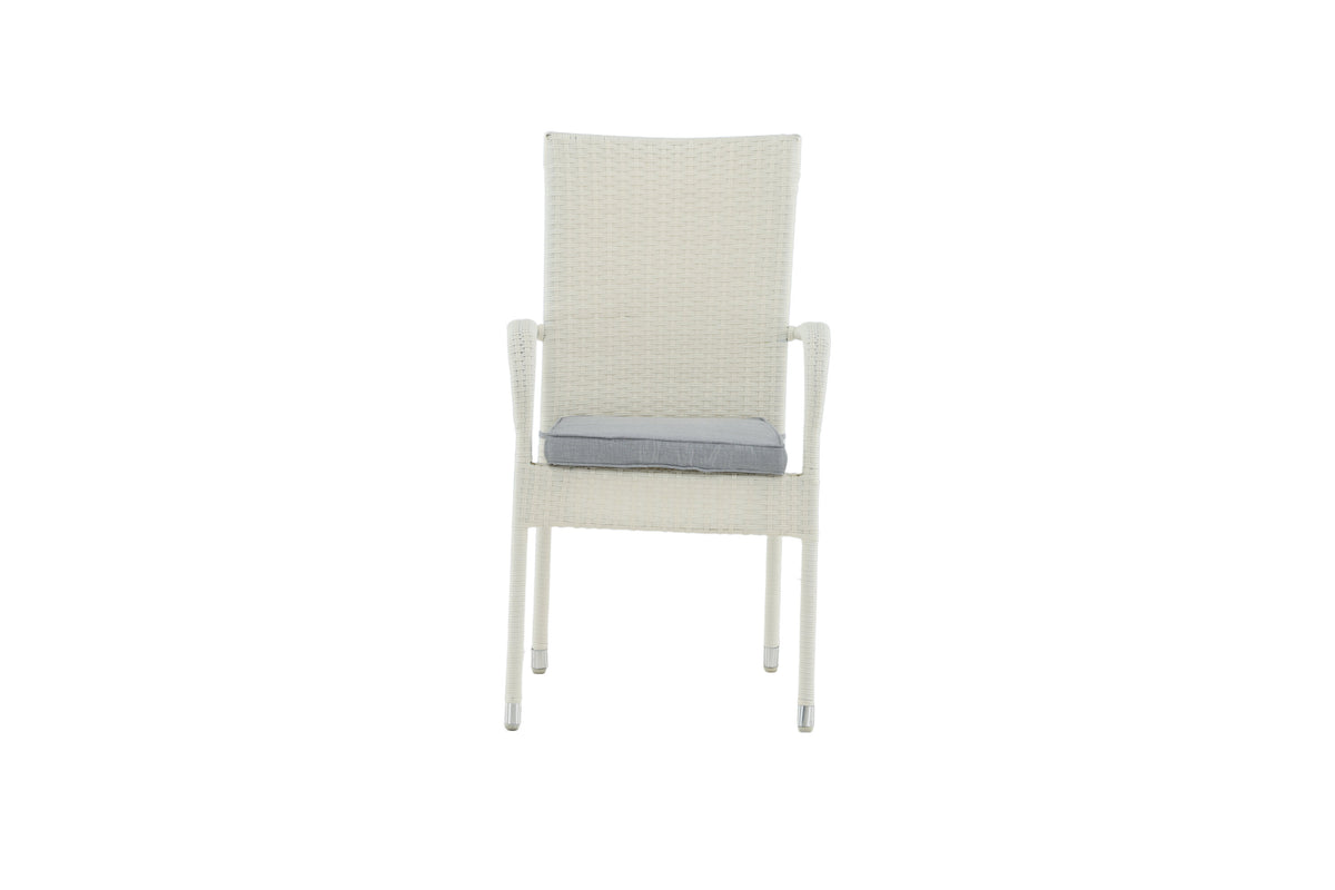 Anna matstol 2-pack vit