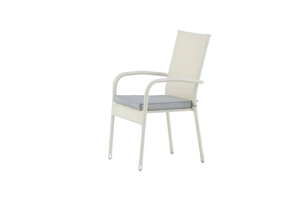 Anna matstol 2-pack vit