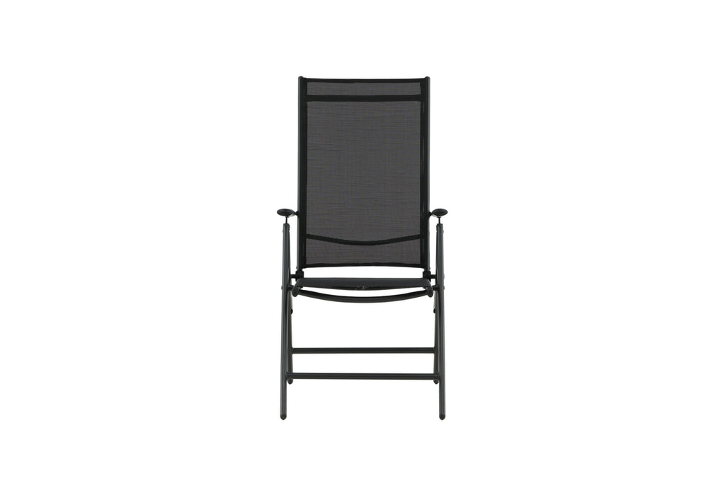 Break positionsstol med 5 lägen svart 2-pack