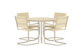 Holmsund matgrupp beige träimitation