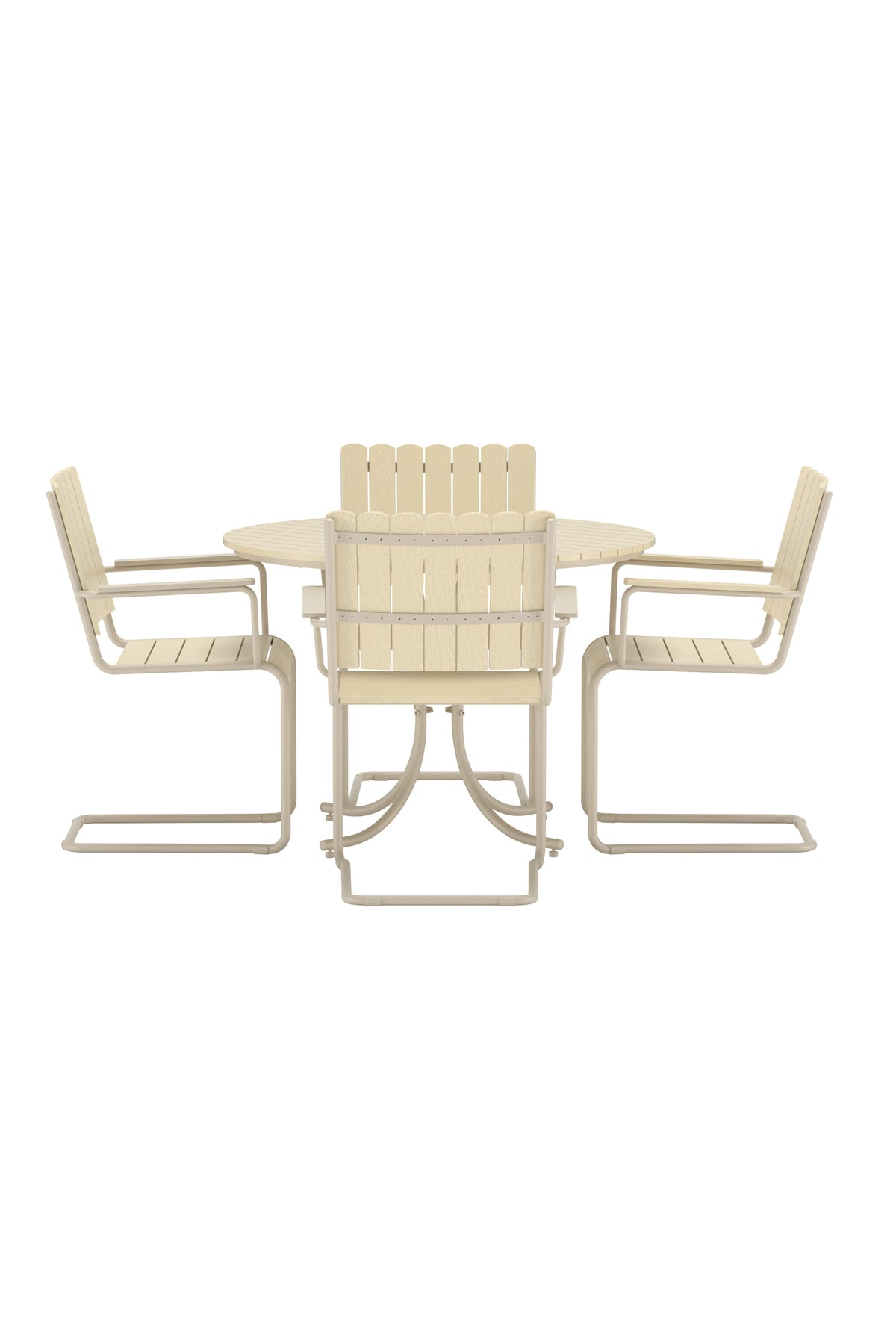 Holmsund matgrupp beige träimitation