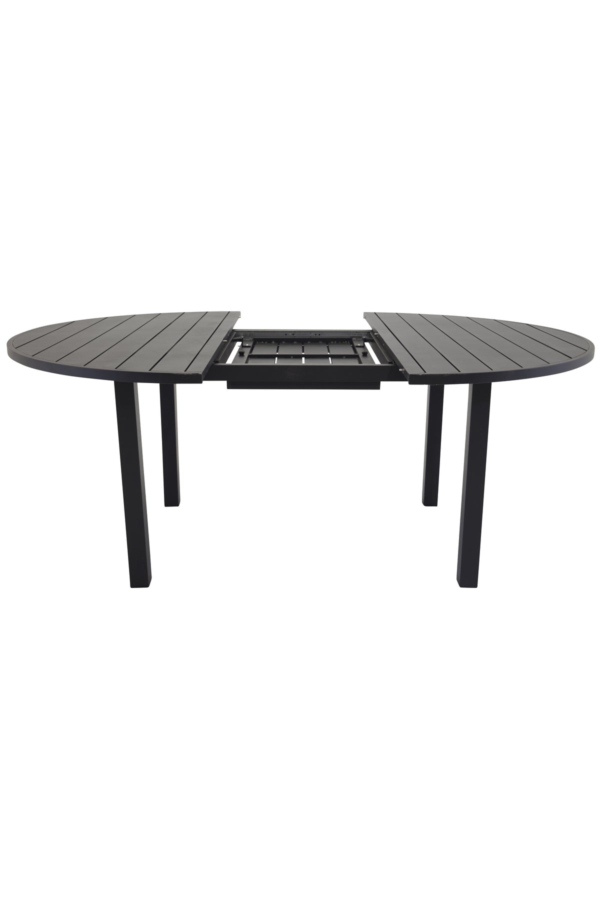 Marbella runt matbord Ø140 cm svart aluminium