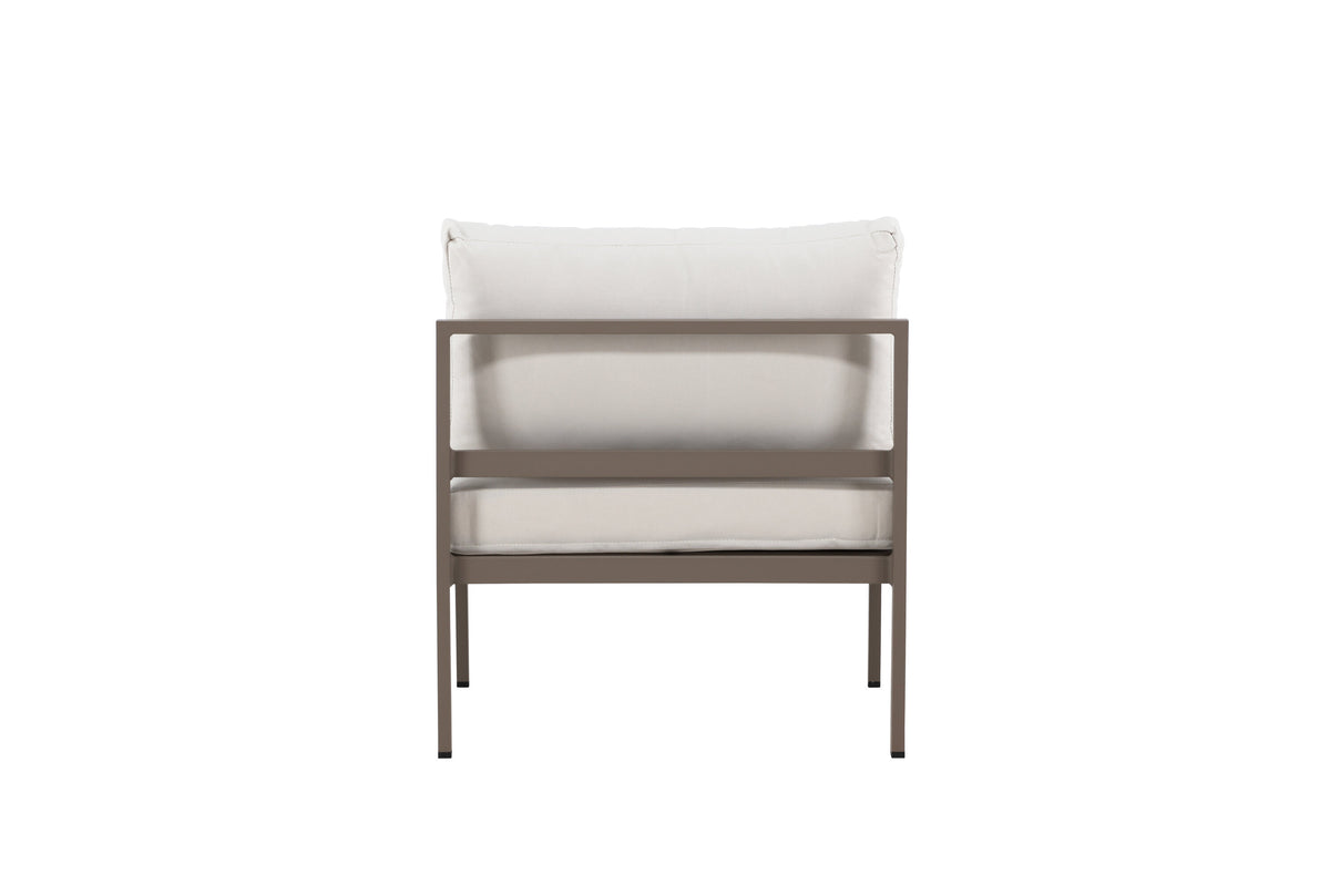Copacabana soffmodul mittdel brun med beige klädsel