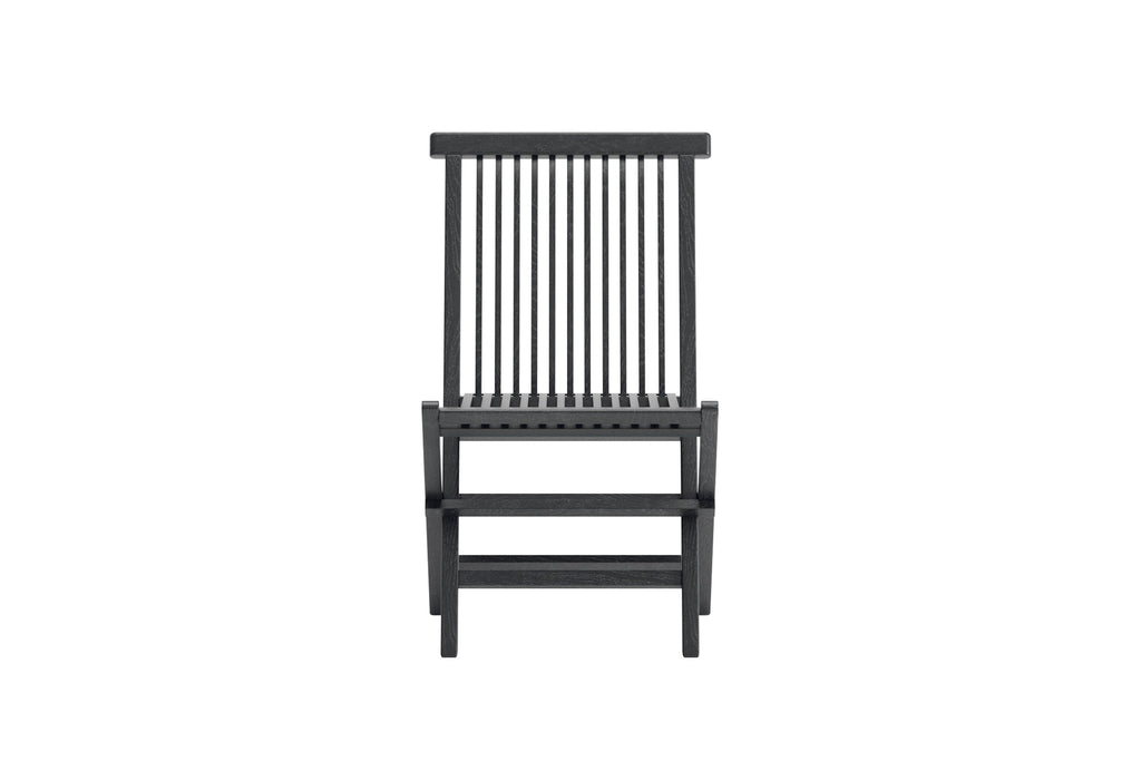Kenya matstol 2-pack svart teak