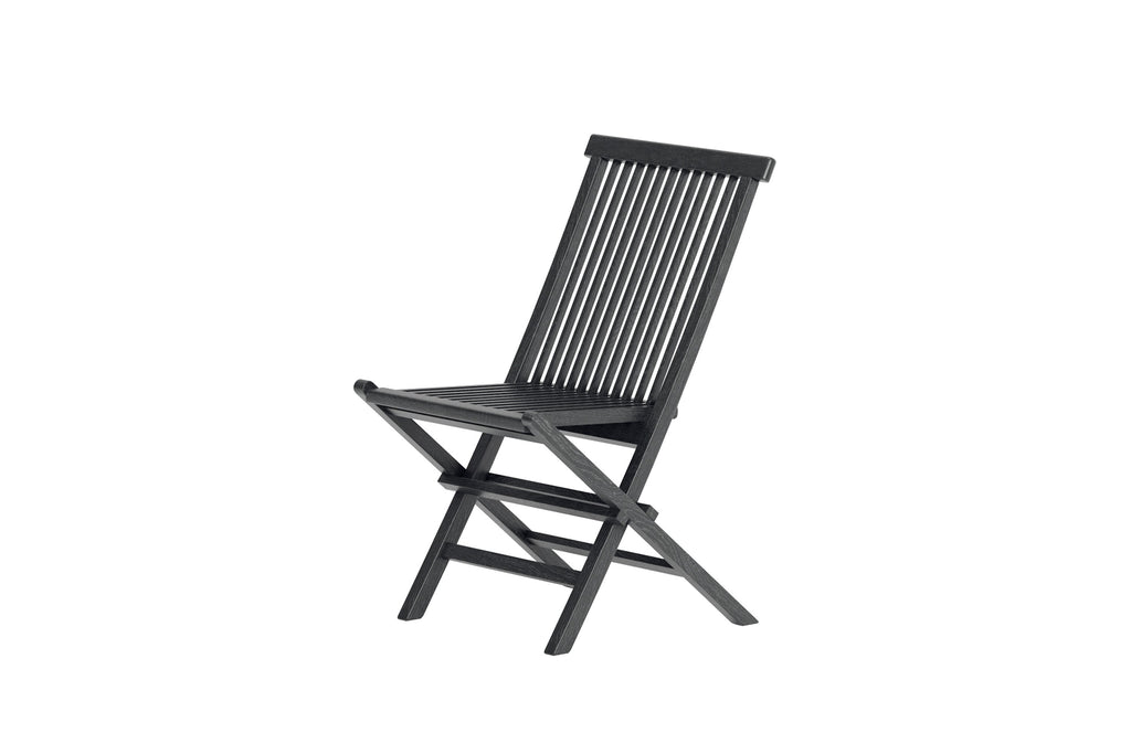 Kenya matstol 2-pack svart teak