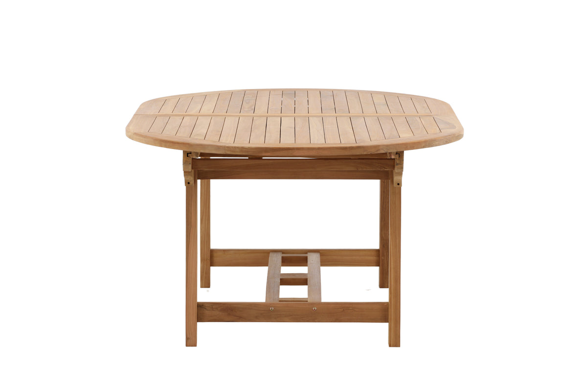 Kenya ovalt matbord 180/240x120x75 cm teak