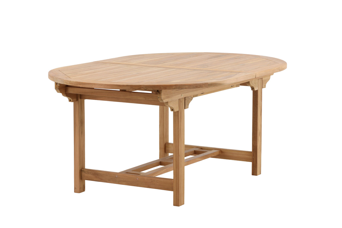 Kenya ovalt matbord 180/240x120x75 cm teak