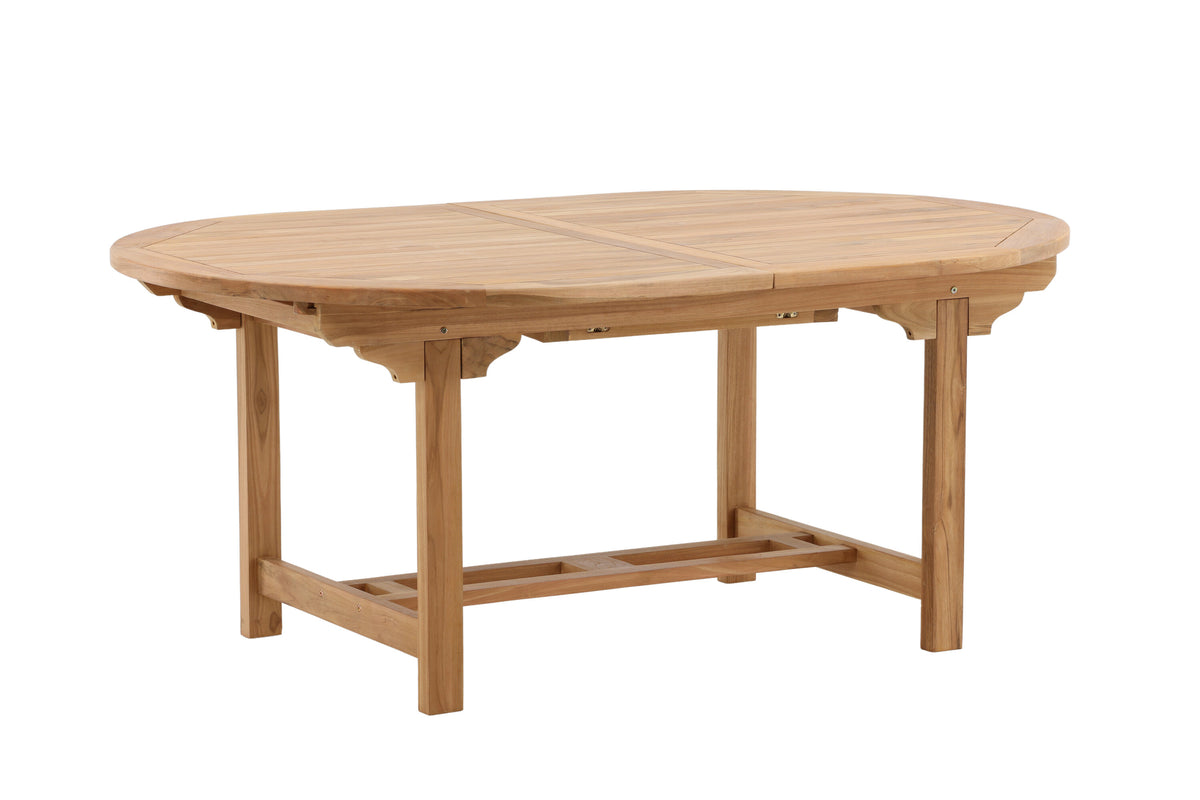 Kenya ovalt matbord 180/240x120x75 cm teak