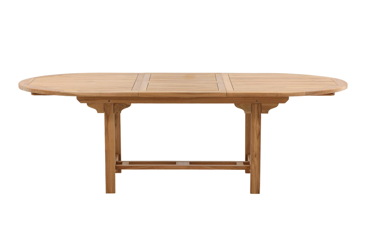 Kenya ovalt matbord 180/240x120x75 cm teak