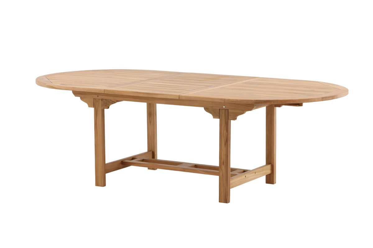 Kenya ovalt matbord 180/240x120x75 cm teak