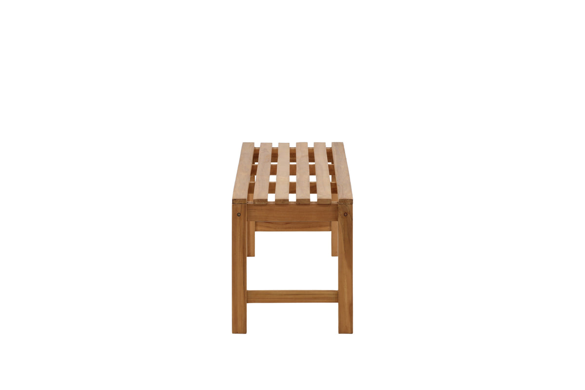 Kenya bänk utan ryggstöd 45x150 cm, höjd 40 cm, teak
