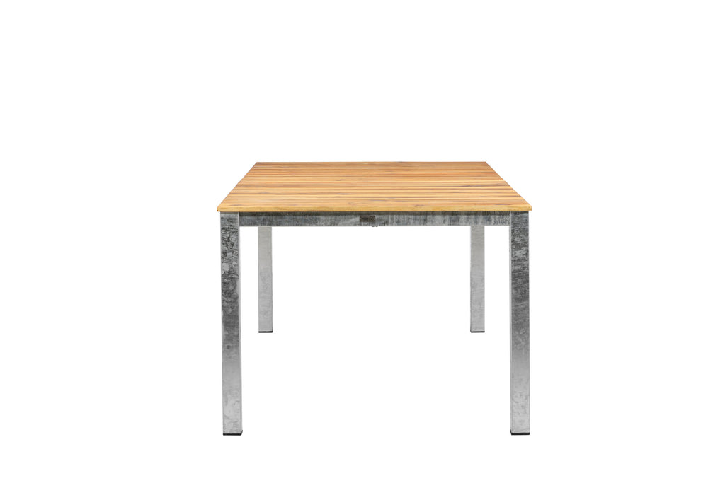 Zenia matbord 200x100 cm akacia/zink