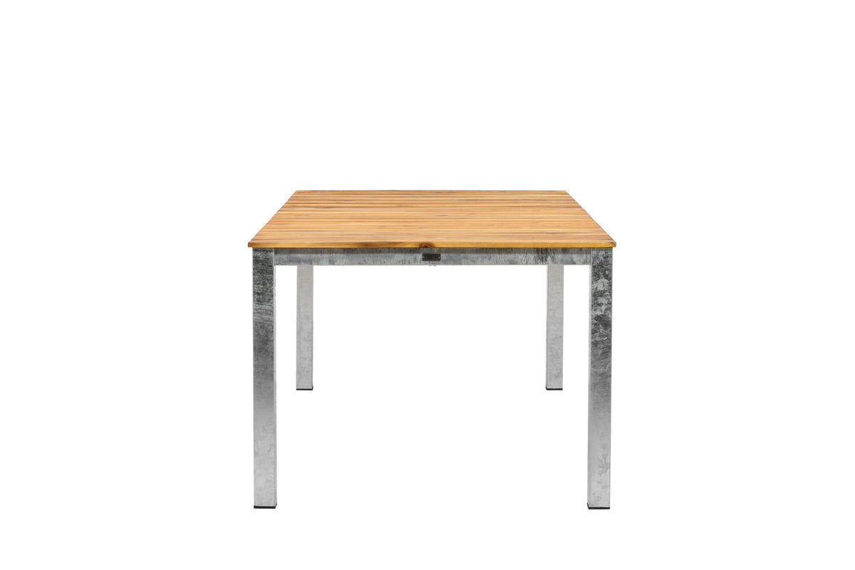 Zenia matbord 200x100 cm akacia/zink