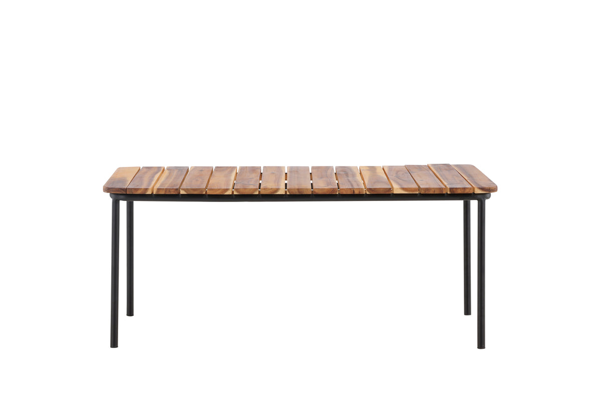 Penh soffbord 65x100x40 cm svart/akacia