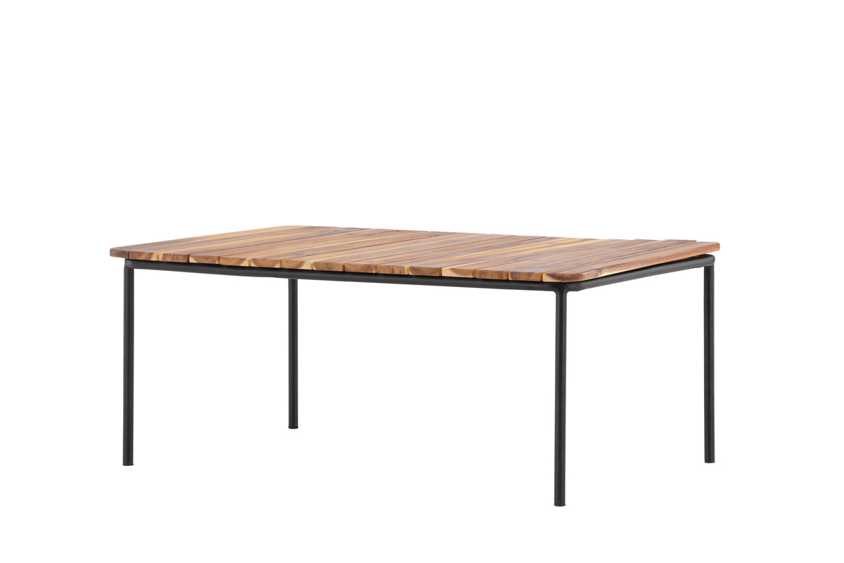 Penh soffbord 65x100x40 cm svart/akacia