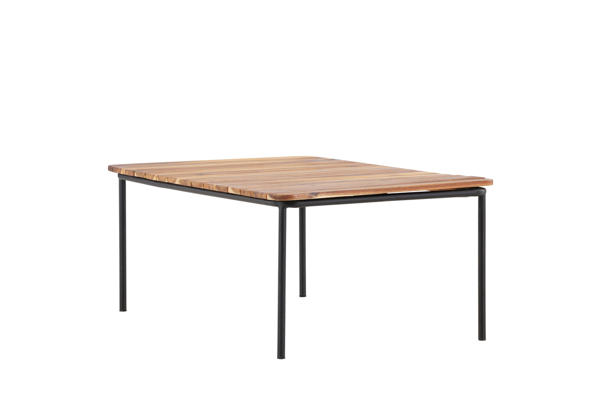 Penh soffbord 65x100x40 cm svart/akacia