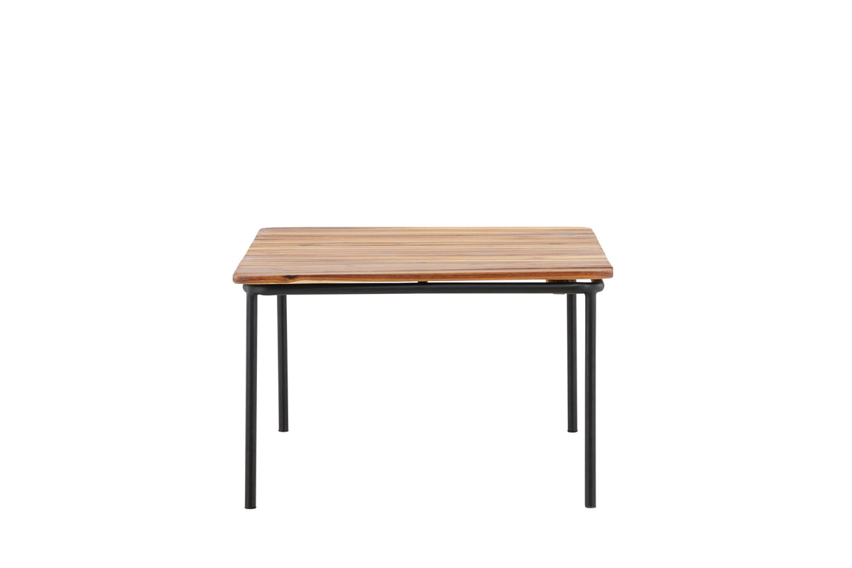 Penh soffbord 65x100x40 cm svart/akacia