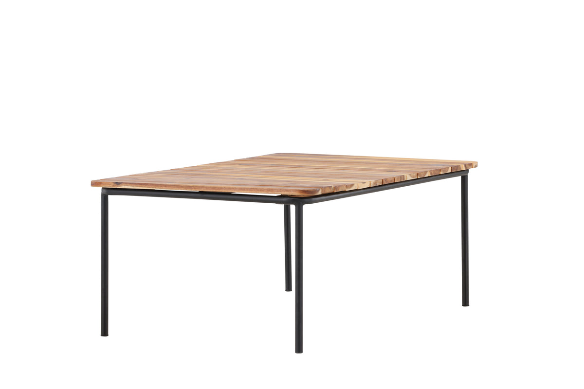 Penh soffbord 65x100x40 cm svart/akacia