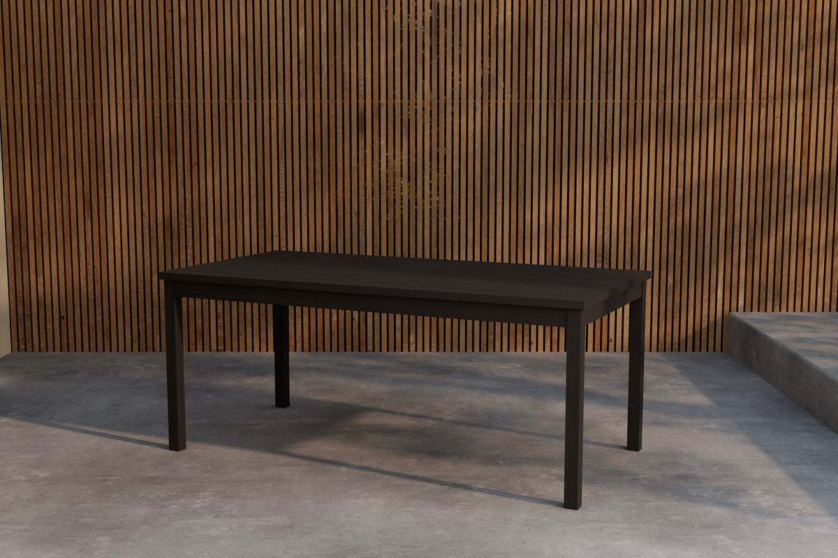Kenya matbord 90x180 cm svart teak