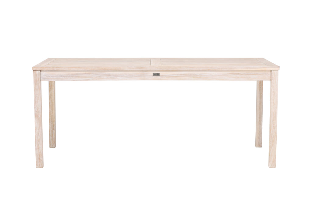 Kenya matbord 90x180 cm vitlaserad teak