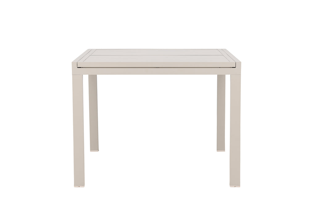 Capo förlängningsbart matbord 160/240x100x75 cm beige aluminium