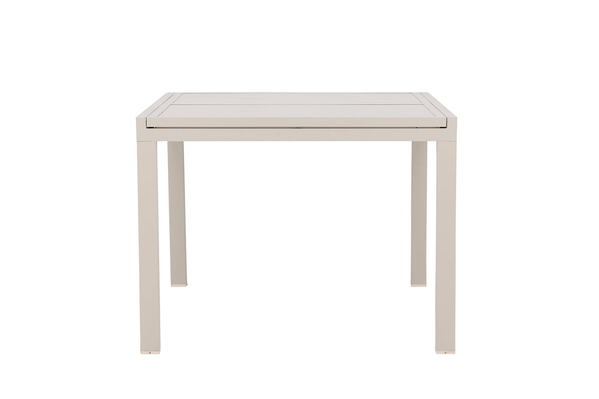 Capo förlängningsbart matbord 160/240x100x75 cm beige aluminium