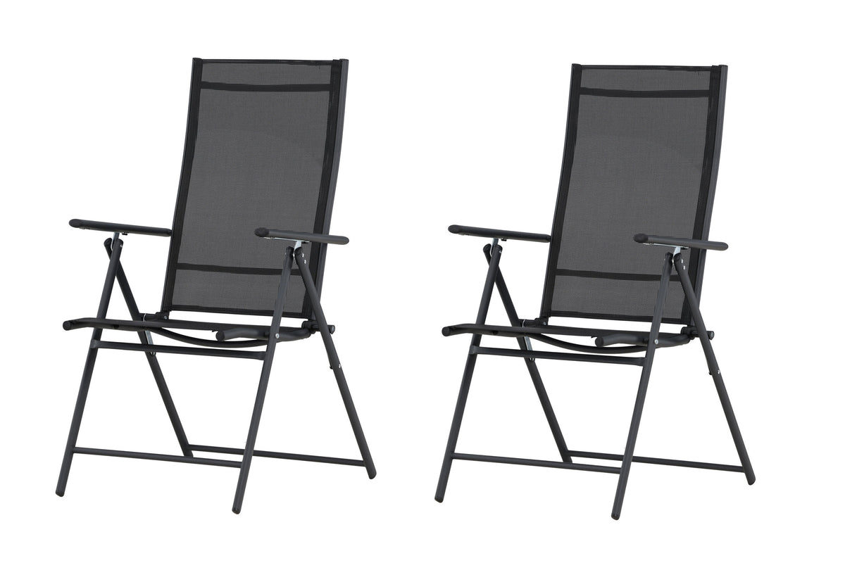 Levanzo positionsstol 2-pack svart