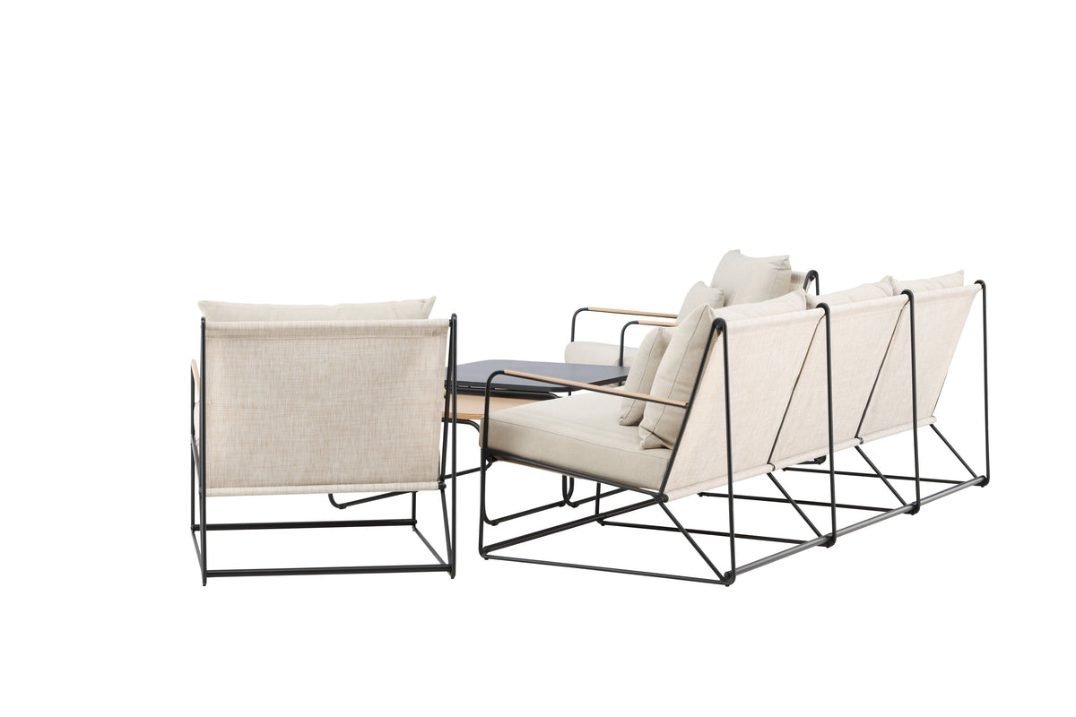 Palazzo soffgrupp svart/beige