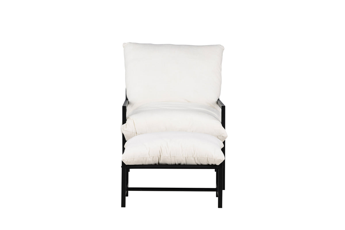Corso vilfåtölj svart/beige