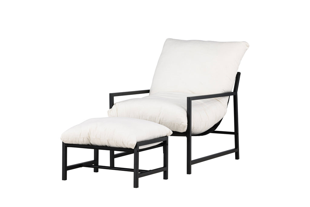 Corso vilfåtölj svart/beige