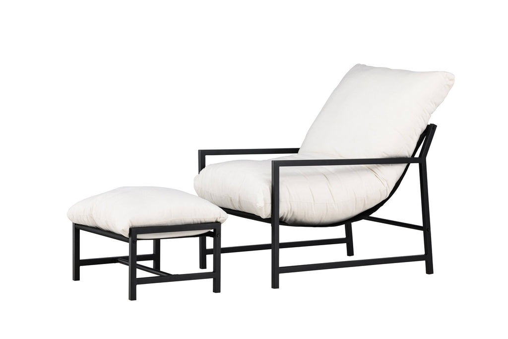 Corso vilfåtölj svart/beige