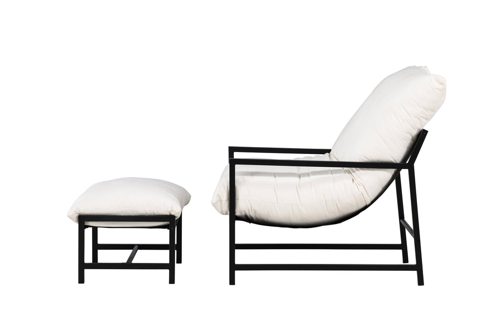 Corso vilfåtölj svart/beige