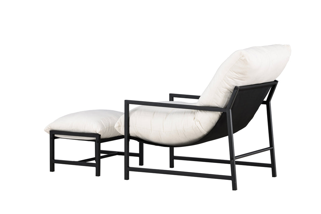 Corso vilfåtölj svart/beige