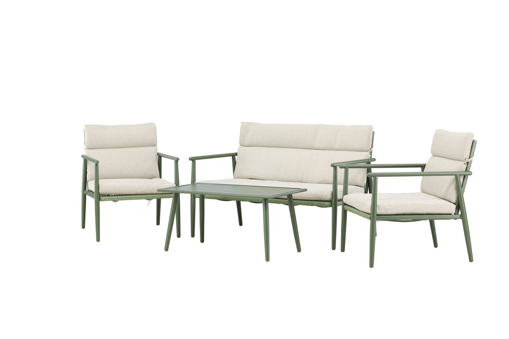 Mazzaro soffgrupp grön/beige