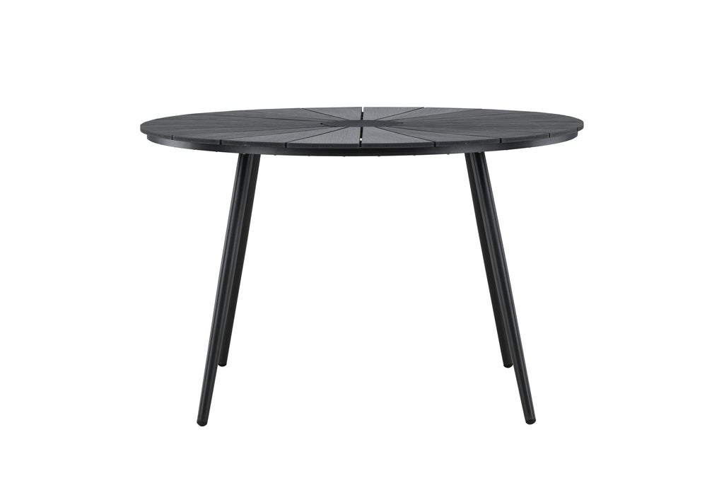 San Vito runt matbord Ø120 cm svart