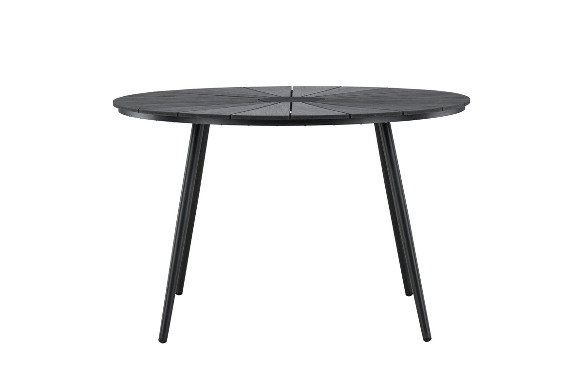 San Vito runt matbord Ø120 cm svart