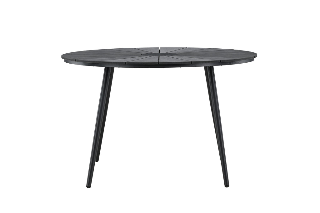 San Vito runt matbord Ø120 cm svart