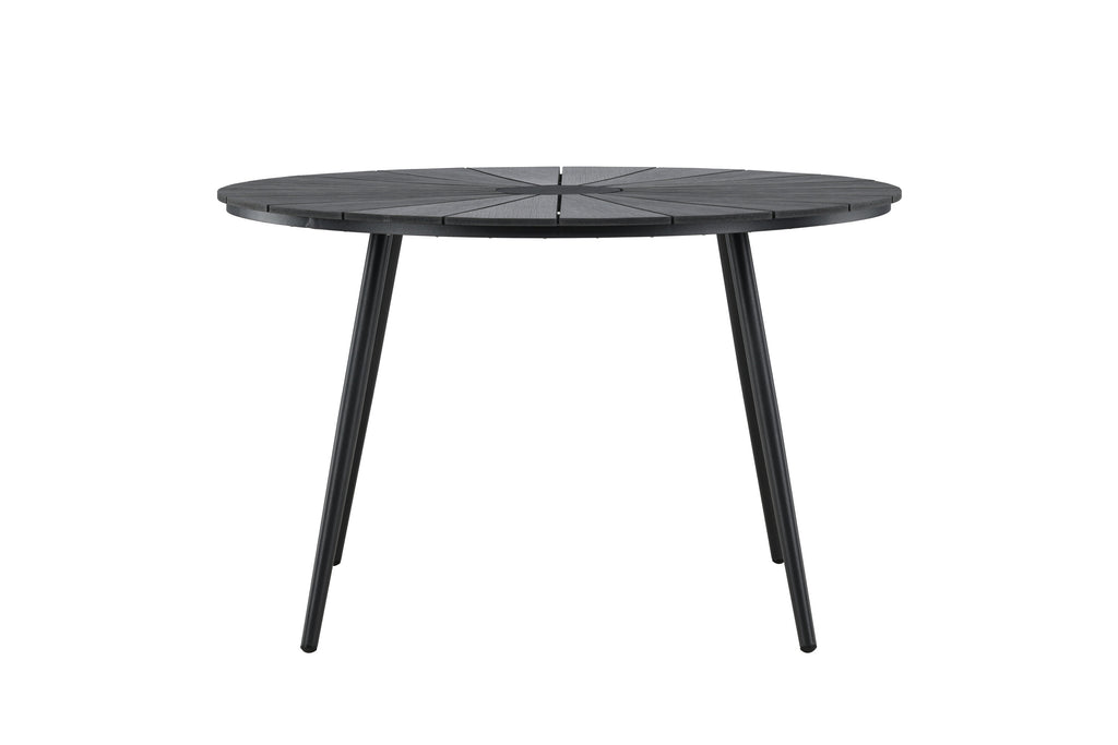 San Vito runt matbord Ø120 cm svart