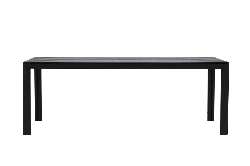 Mirko matbord 205x90x74 cm svart