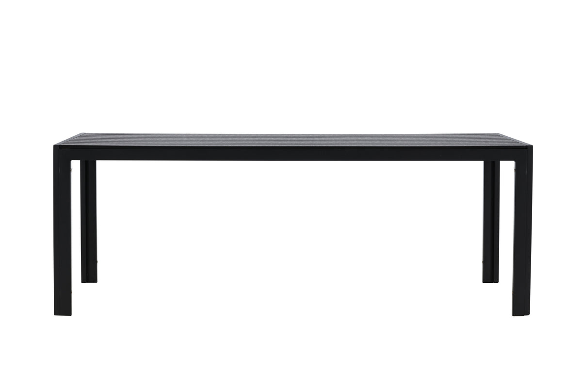 Mirko matbord 205x90x74 cm svart