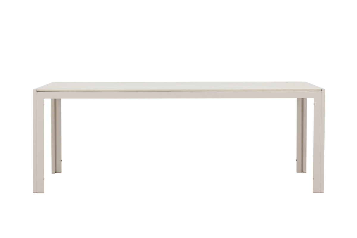 Mirko matbord 205x90x74 cm beige