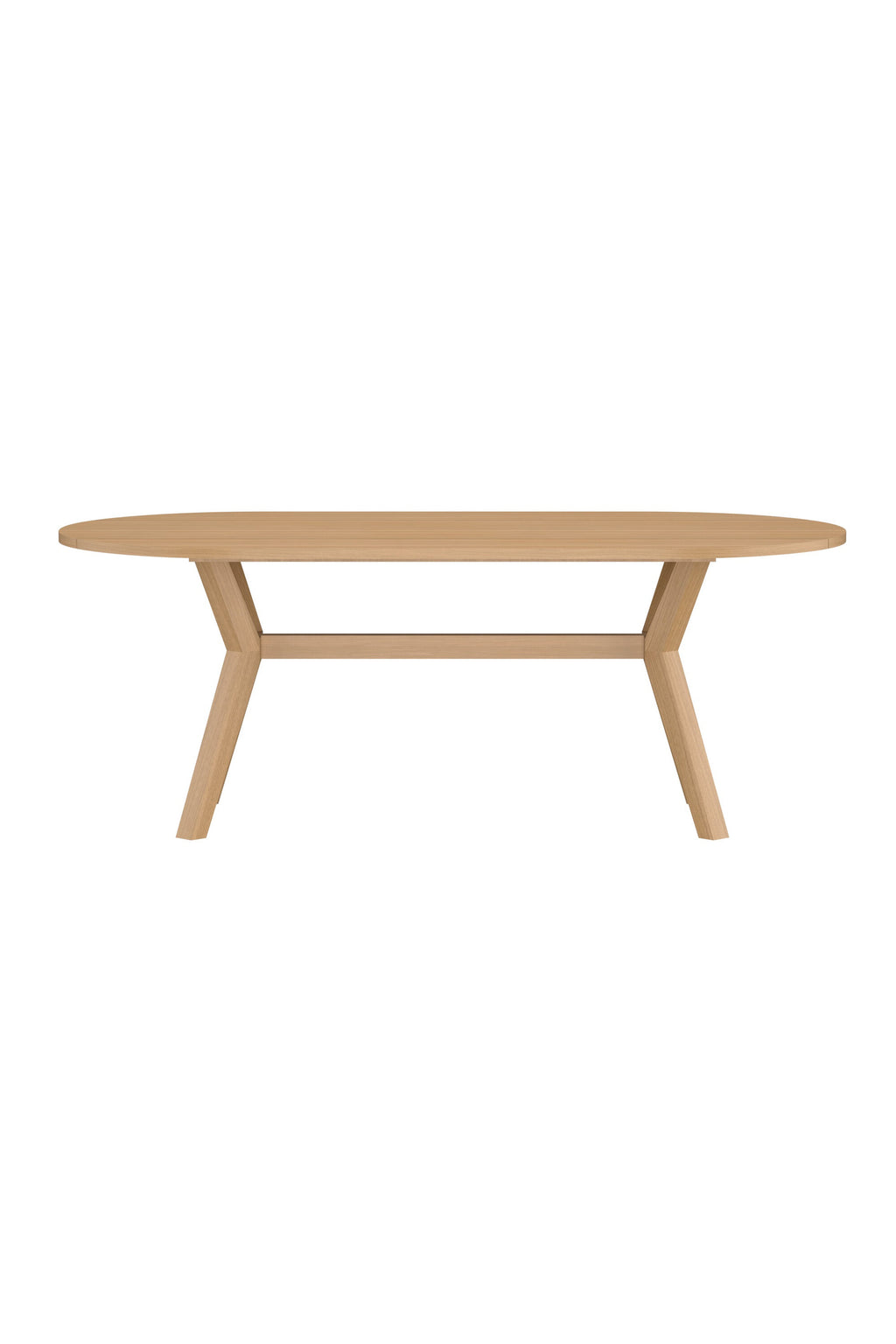 Kenya ovalt matbord 200x100x75 cm naturfärgad teak