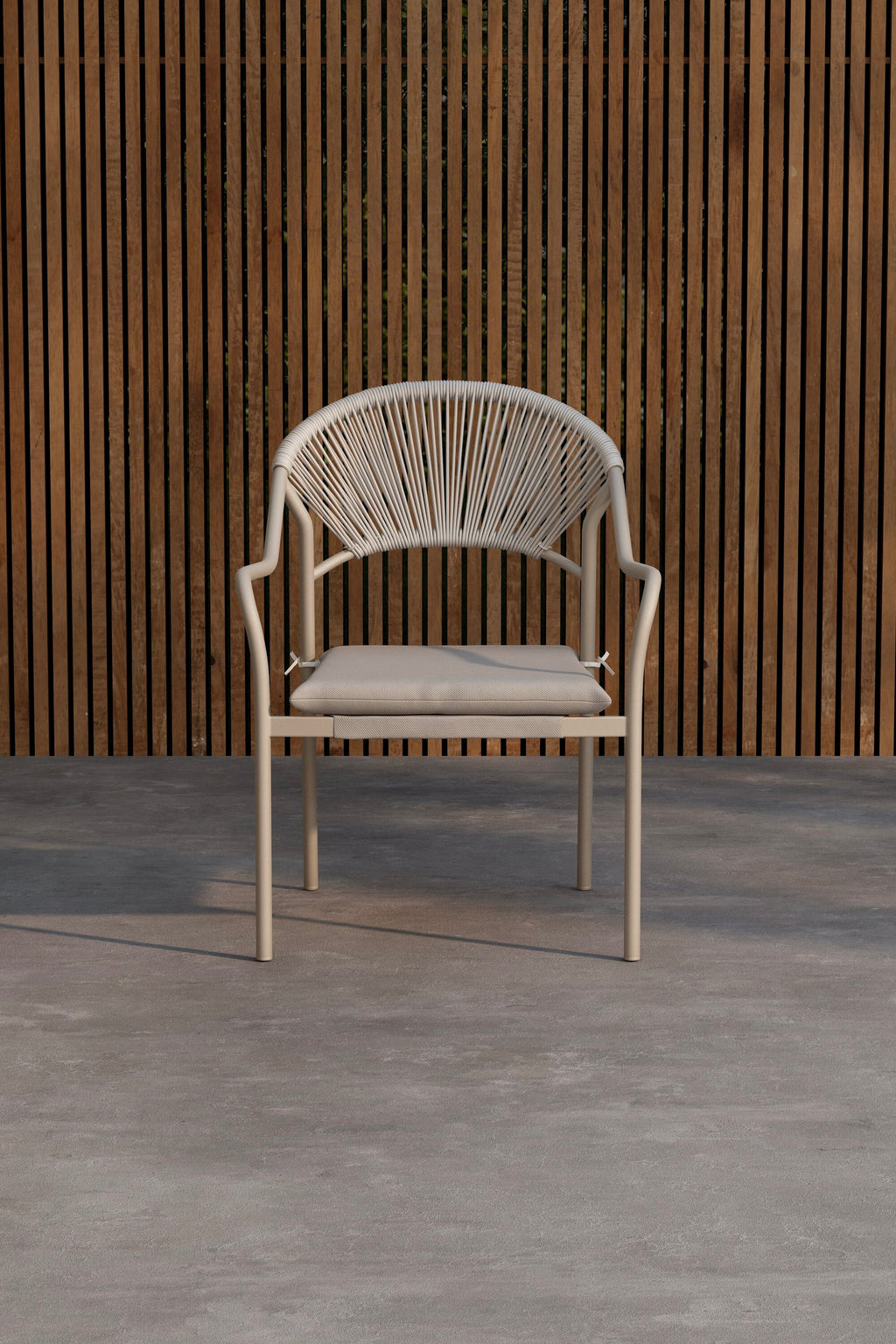 Paros matstol beige
