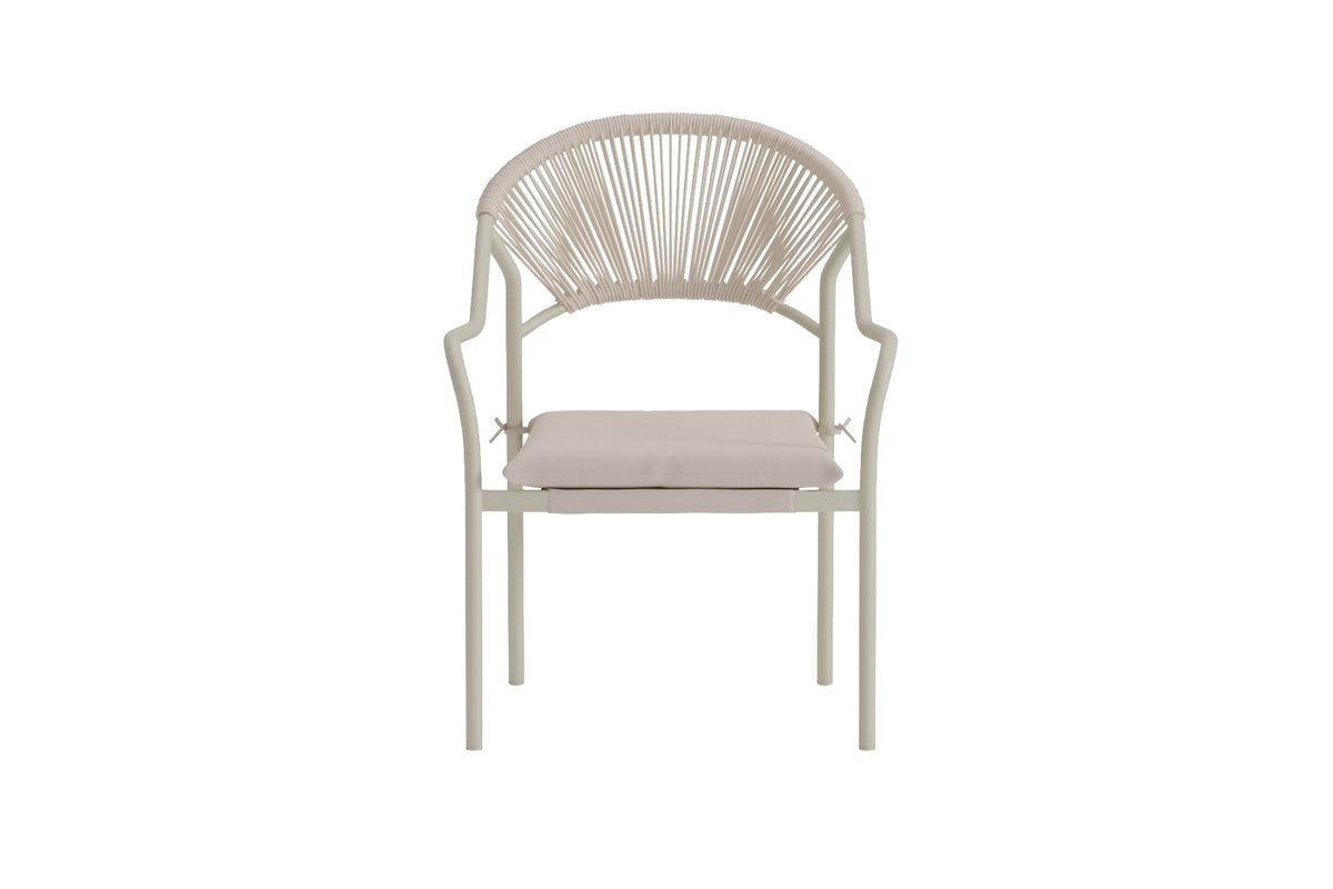 Paros matstol beige
