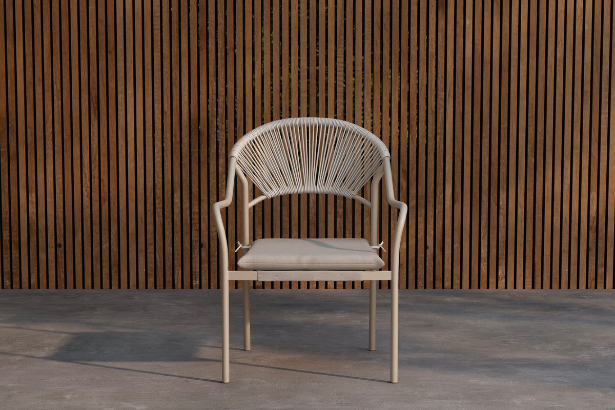 Paros matstol beige