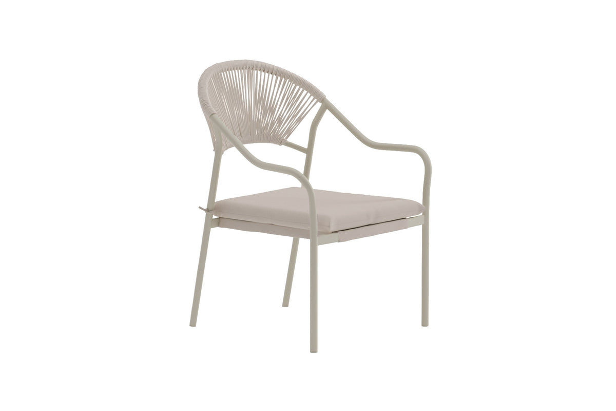 Paros matstol beige