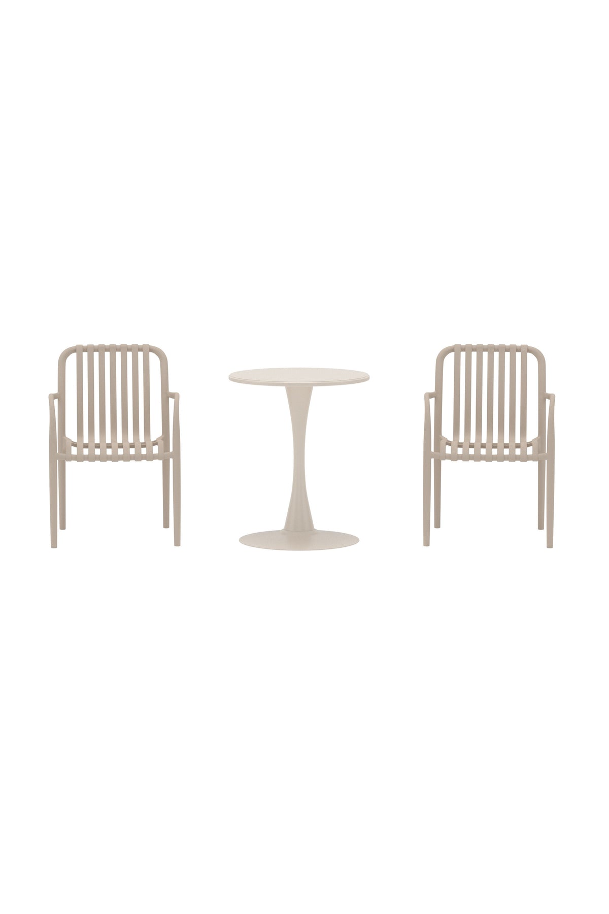 Limnos cafégrupp Ø60x70 cm beige