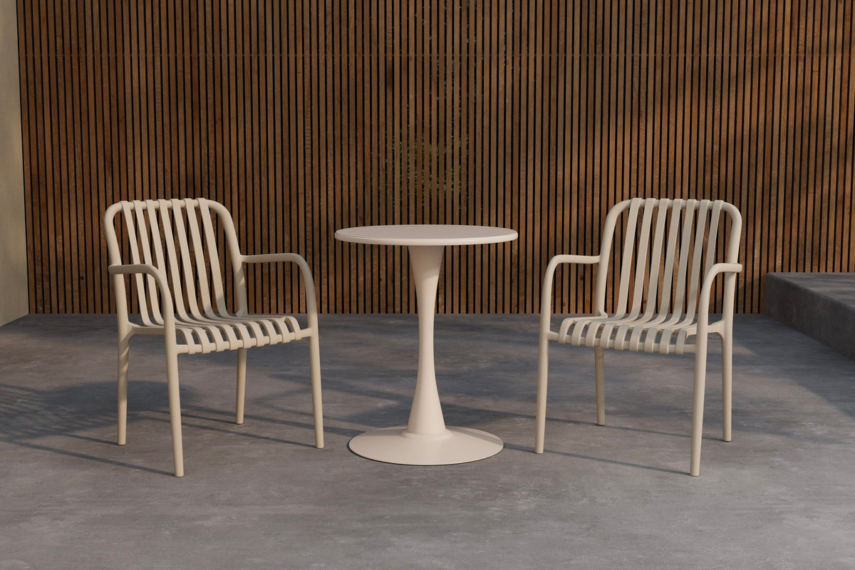 Limnos cafégrupp Ø60x70 cm beige