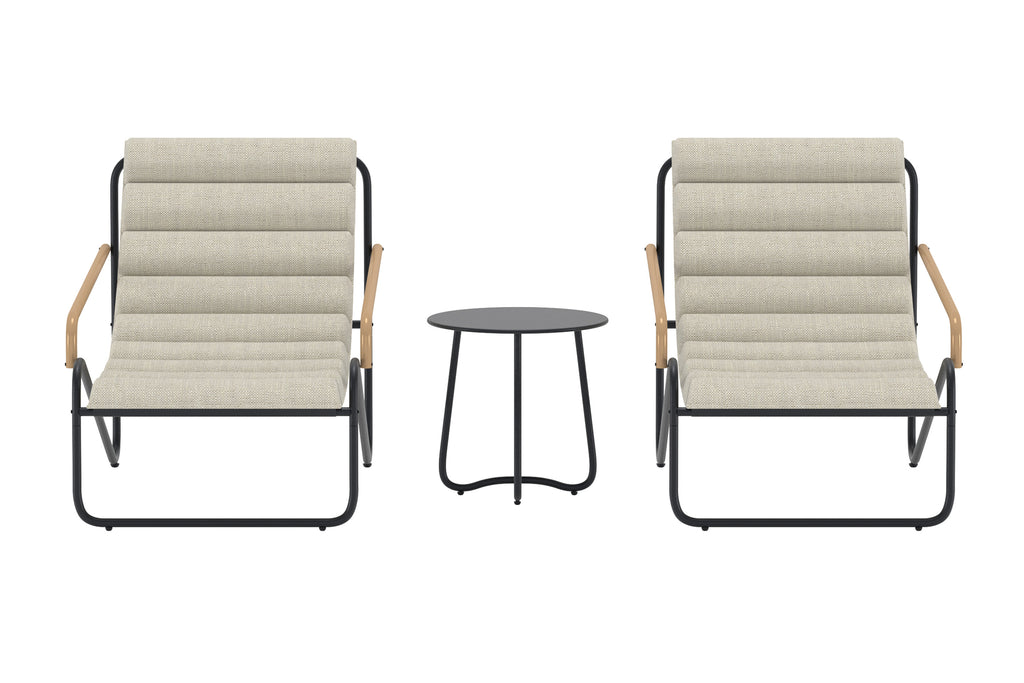 Ithaka loungegrupp antracitgrå/beige